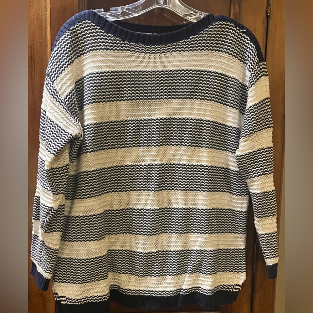 Talbots cotton crewneck sweater.